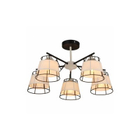 2832-5-S BK+WT Люстра подвесная