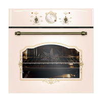 Дух.шкаф Гефест ЭДВ ДА 602-02K55 Кремовый ретро