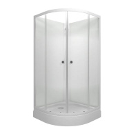 ДК "Лайт 90x90 B"  1/4 круга  сред. подд. Градиент бел ДН4.