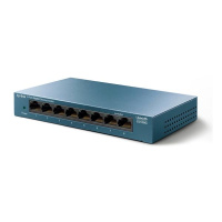 Коммутатор TP-Link LS108G 8-портовый 10/100/1000 Мбит/с настольный
коммутатор SMB <LS108G