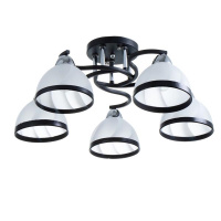 Люстра "Ариса" 5*Е-27 40Вт черн.светильник 9557924