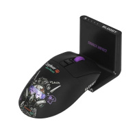 Мышь беспроводная A4Tech Bloody R73 Ultra Duo черный/рисунок оптическая 20000dpi беспров. USB-C 7but