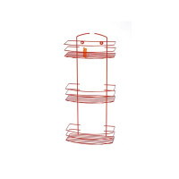 Полка  3 яруса прямая овал 8525-3 красная СТК