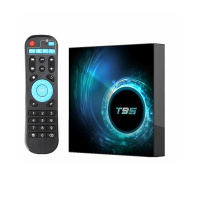 Смарт приставка T95 4/32 Gb + пульт с голосовым управлением