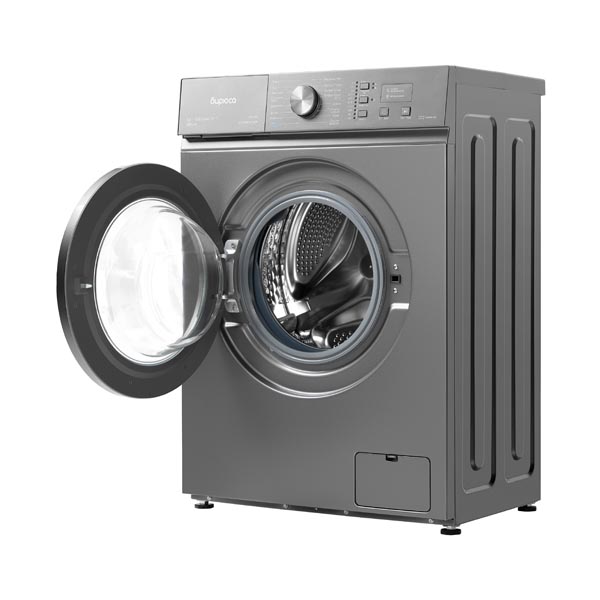 Ст. маш. БИРЮСА WM-SM510/10 M Металлик (Skyworth) (5кг,40см,Inverter,пар)