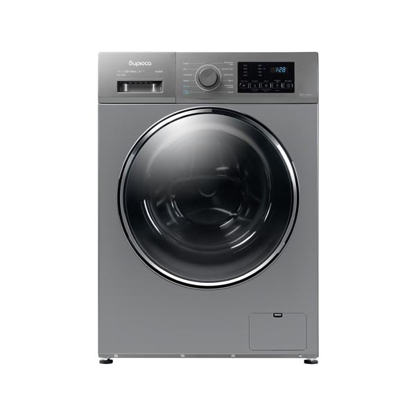 Ст. маш. БИРЮСА WM-SM712/08S Металлик (Skyworth) (7кг,44см,LED,Inverter,пар)