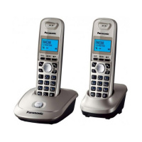 Телефон беспроводной  Panasonic KX-TG2512RUS (серебристый) {Доп трубка в комплекте,АОН, Caller