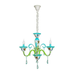 41034/3 BL+GN потолочн.классика хрусталь РАСПРОДАЖА