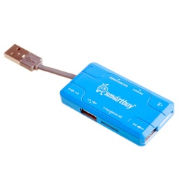 USB-Хаб SmartBuy Combo SBRH-750 B