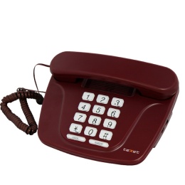 Телефон TEXET TX-206 вишневый