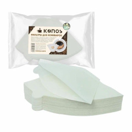 Фильтр для кофеварок Konos N2 100FW 100шт  белые в пакете