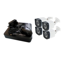 Комплект видеонаблюдения 4 камеры AHD/1MP/720p/улица