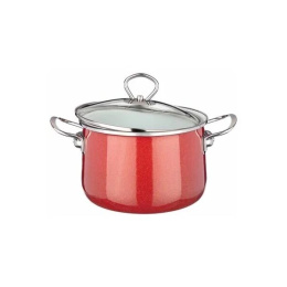 Кастрюля Delux эмалированная 3,1л