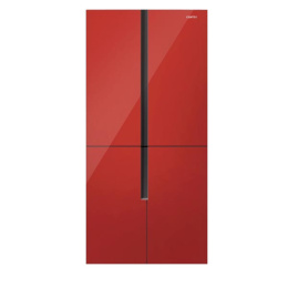 Холодильник Centek CT 1750 NF Красный/стекло (181.5*78.5*71.7)