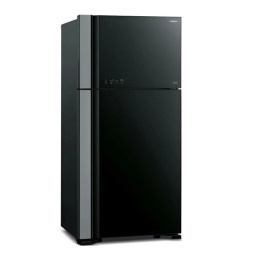 Холодильник Hitachi R-VG 610 PUC7 GBK Черный/стекло (176х85.5х74)