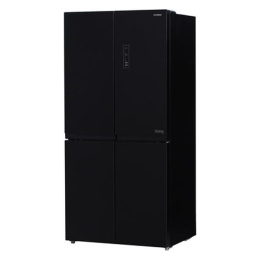 Холодильник Hyundai CM 5005F Черное стекло (177.5*83.3*65.5)