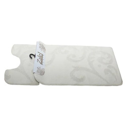 коврики для ванной  2шт ZALEL (крем) 55*85см 528104