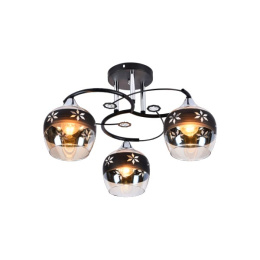 MC-XA1207B/3 BK+CR  светильник потолочный