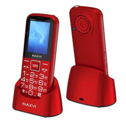 Мобильный телефон Maxvi B21ds up красный <B21ds up red