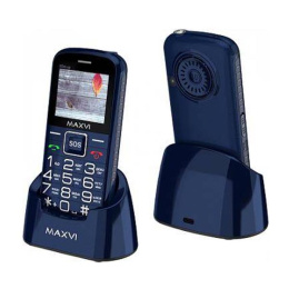 Мобильный телефон Maxvi B5ds up синий <B5ds up blue