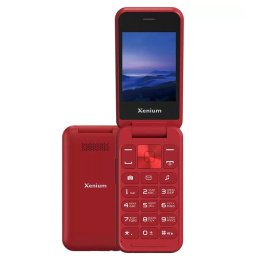 Мобильный телефон Xenium X680 красный раскладной (10013160/270525/5229302,КИТАЙ))