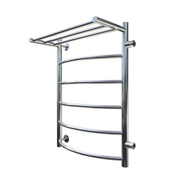 Полотенцесушитель ZOX ЛЦ 80*50 1"  5 перекл(ДУГА) ниж.подкл. П