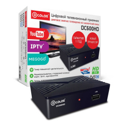 Ресивер DVB-T2 Dcolor DC-600 HD Медиаплеер