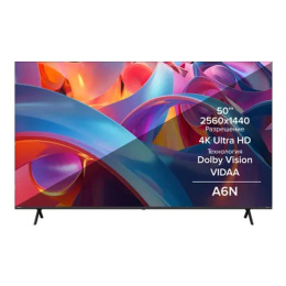 TV Hisense 50A6N 4K UHD SMART(VIDAA) Wi-Fi