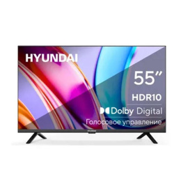 TV Hyundai H-LED55BU7006 черный LED UHD 60Hz Smart TV