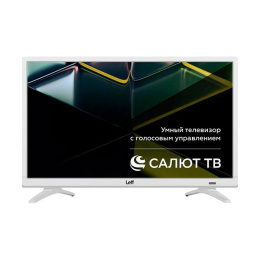 TV LEFF 32H691T белый DLED HD 60Hz Smart TV Салют ТВ