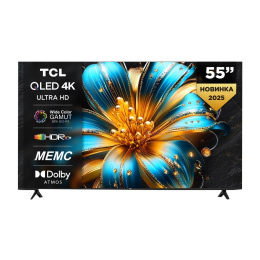 TV TCL L-55T6C QLED 4K UHD SMART Android Wi-Fi