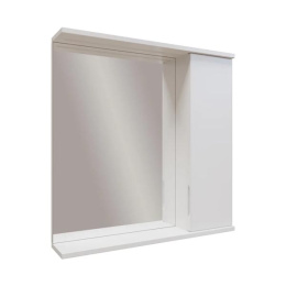 Зеркало "Лайн-70"белый правый  с подсв.  П