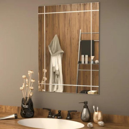 Зеркало MIXLINE"Стронг" 500*700 гравировка