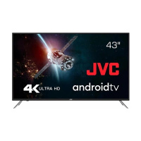 TV JVC LT-43M697 черный LED FHD 60Hz Smart TV