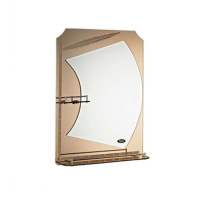 Зеркало наст. Belaqua P727-1 бронза с2-мя пол. 50*70